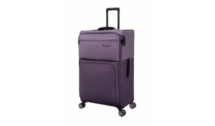 IT Luggage Duo-Tone 8 Wheel Soft Large Suitcase - Purple
