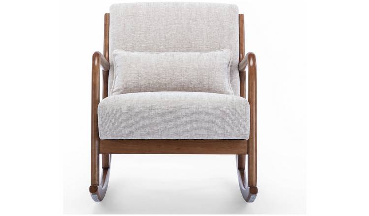 Kyoto Leah Fabric Rock Chair - Natural