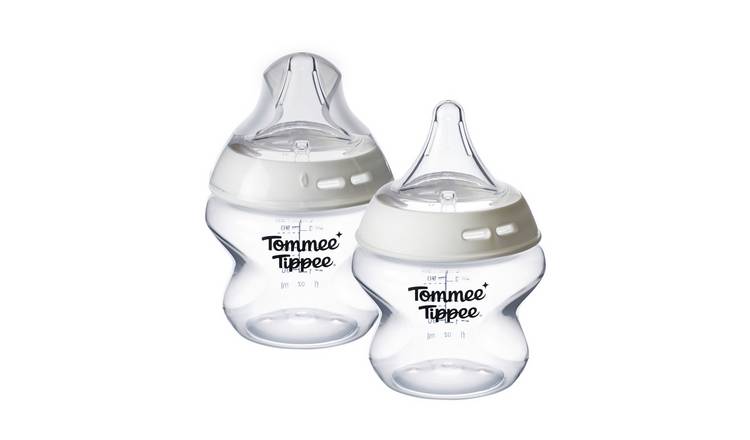 Tommee Tippee Natural Start Deep Latch 150ml Baby Bottle - Pack of 2