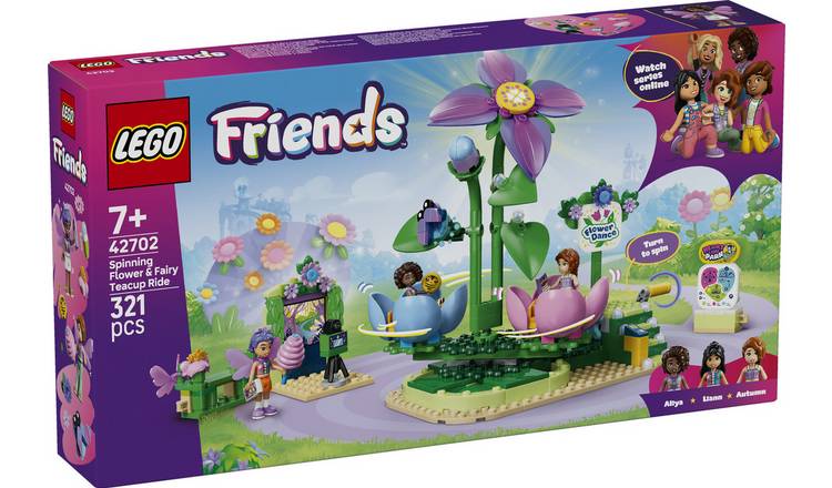 LEGO Friends Spinning Flower & Fairy Teacup Ride Toy 42702 PREORDER