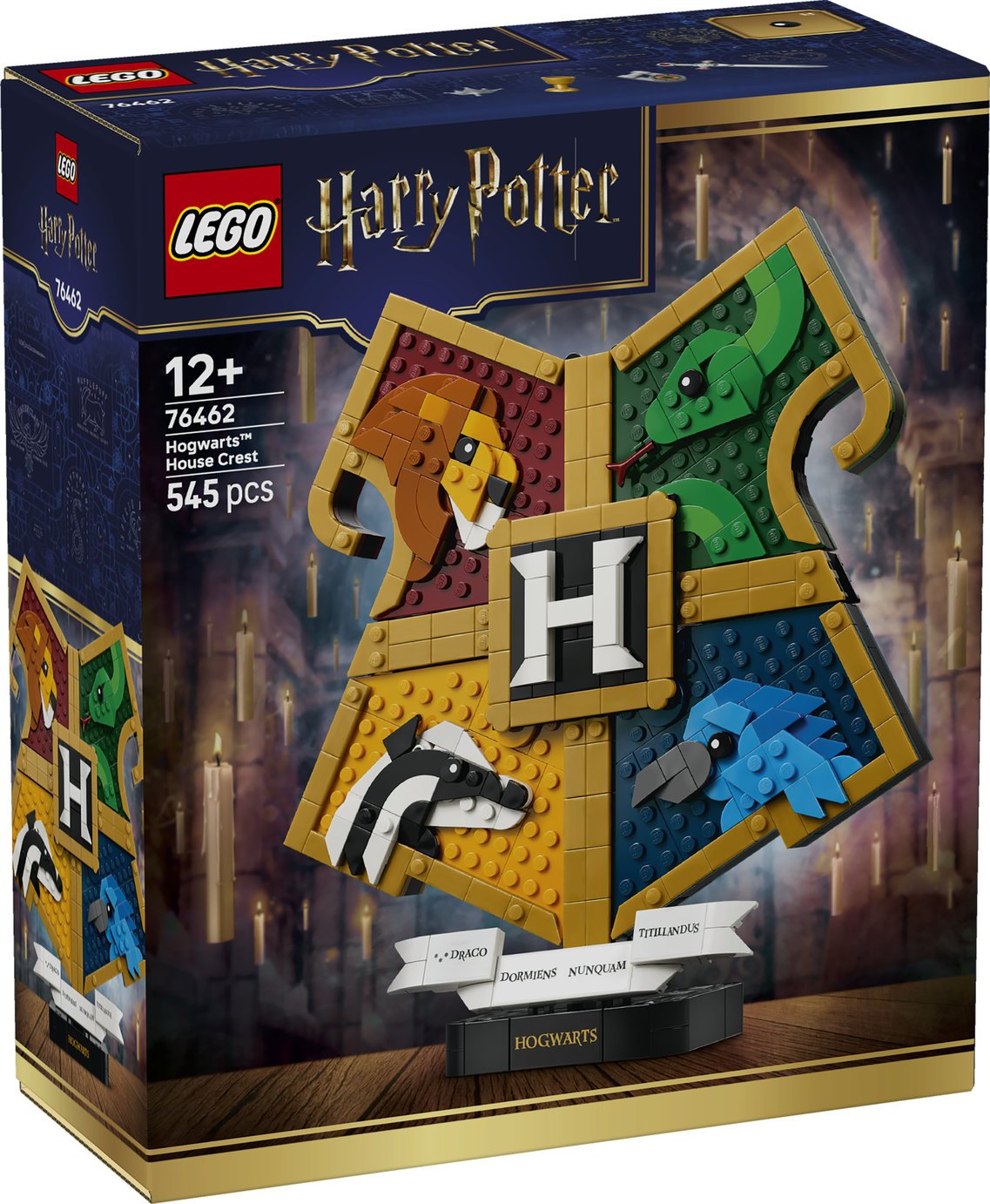 LEGO Harry Potter Hogwarts House Crest 3D Wall Art Set 76462