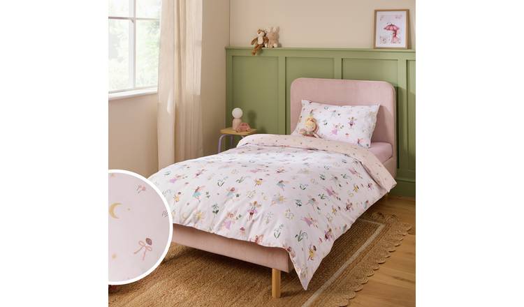 Argos Home Kids Fairy White Bedding Set - Toddler