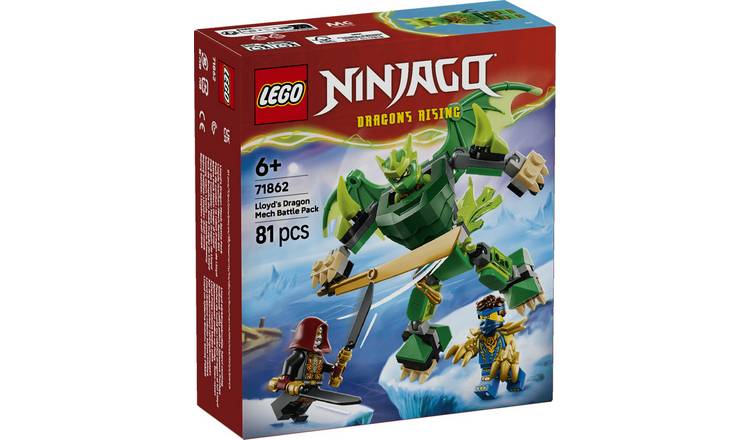 LEGO NINJAGO Lloyd's Dragon Mech Battle Pack Ninja Toy 71862 PREORDER