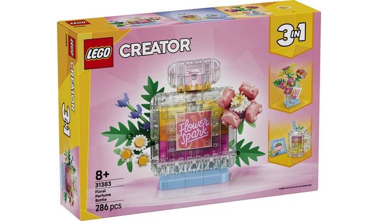 LEGO Creator 3 in 1 Floral Decor Perfume Bottle Set 31383 PREORDER