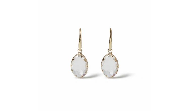Freedom Clear Crystal Drop Earrings