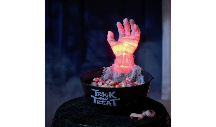 Argos Home Trick or Treat Animated Hand Moving Candy Bowl