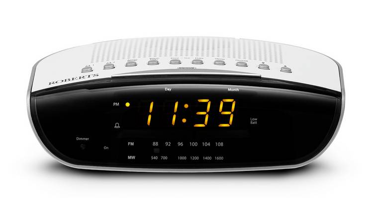 Roberts Chronologic VI FM Clock Radio - White