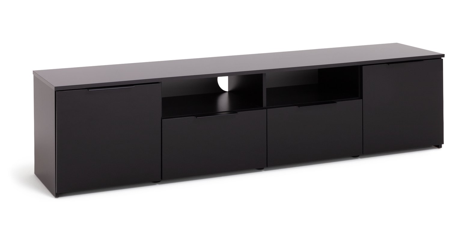 Habitat Hayward 2 Drawer TV Unit - Black