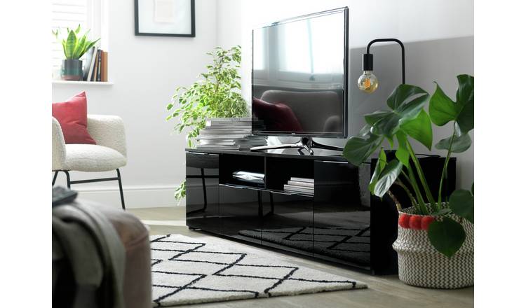 Argos high deals gloss tv unit