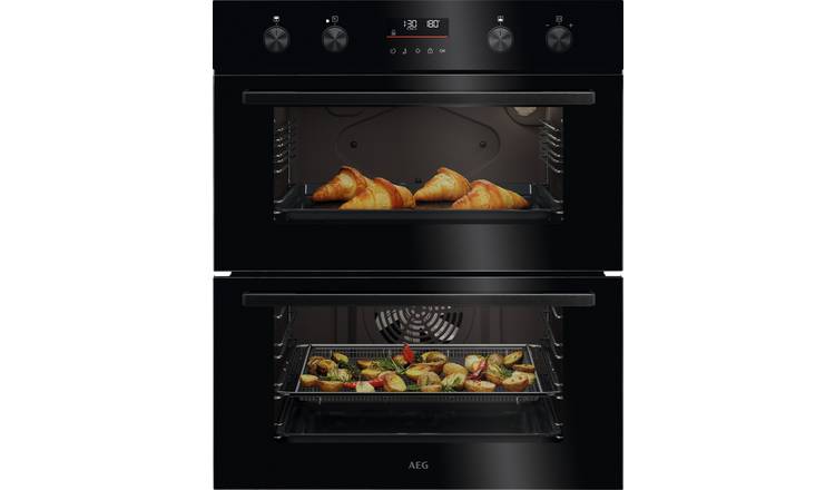 AEG OU5CU40K Built Under Double Electric Oven - Black