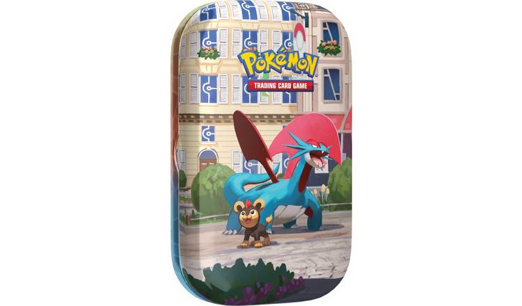Pokémon Lumiose City Salamence Litleo Trading Cards Mini Tin
