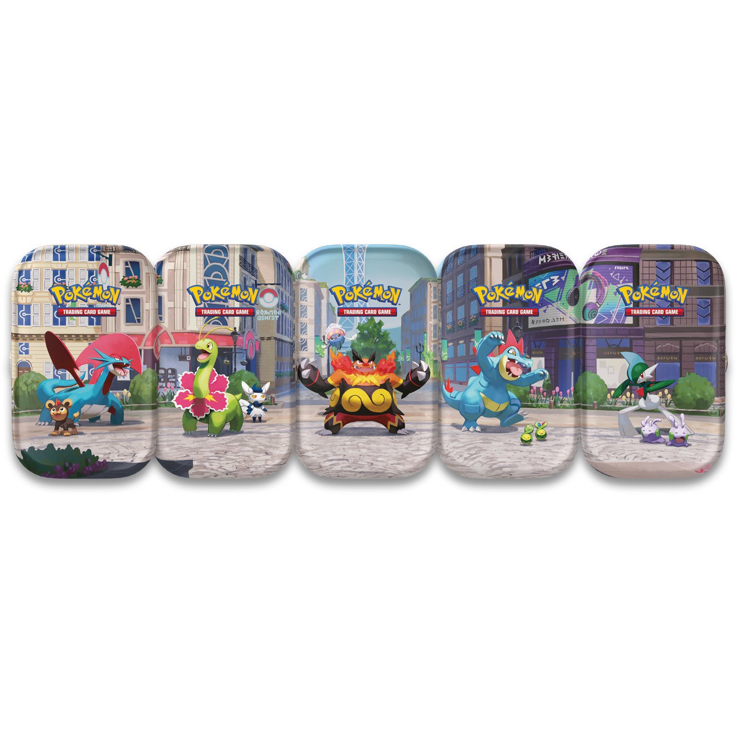 Buy Pokémon Lumiose City Salamence Litleo Trading Cards Mini Tin