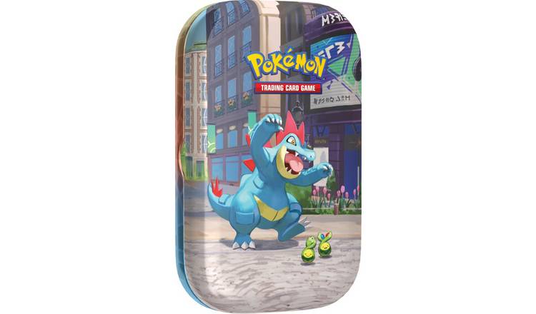 Pokémon Lumiose City Feraligatr Budew Trading Cards Mini Tin