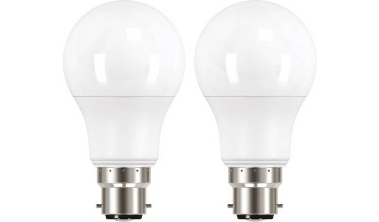 Argos Home 8W LED BC Daylight Light Bulb - 2 Pack