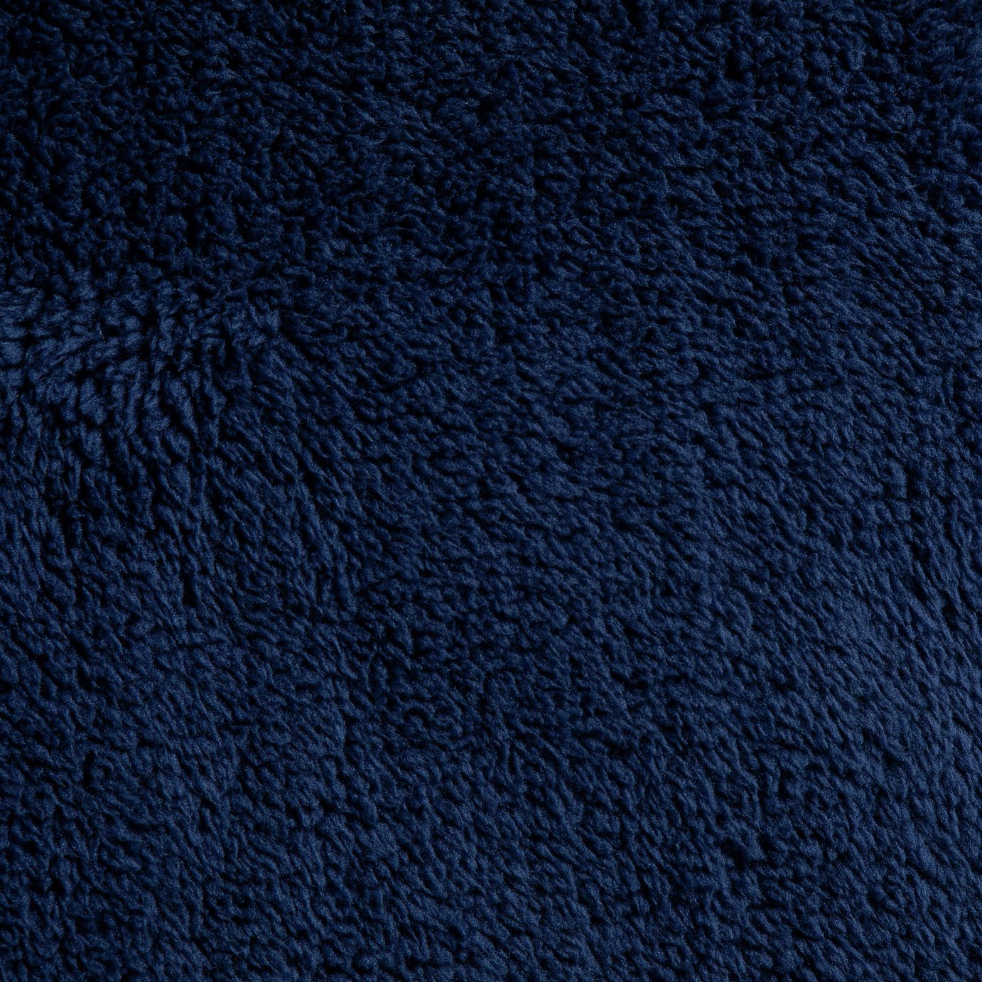 Argos Home Fleece Plain Navy Blue Bedding Set - Superking