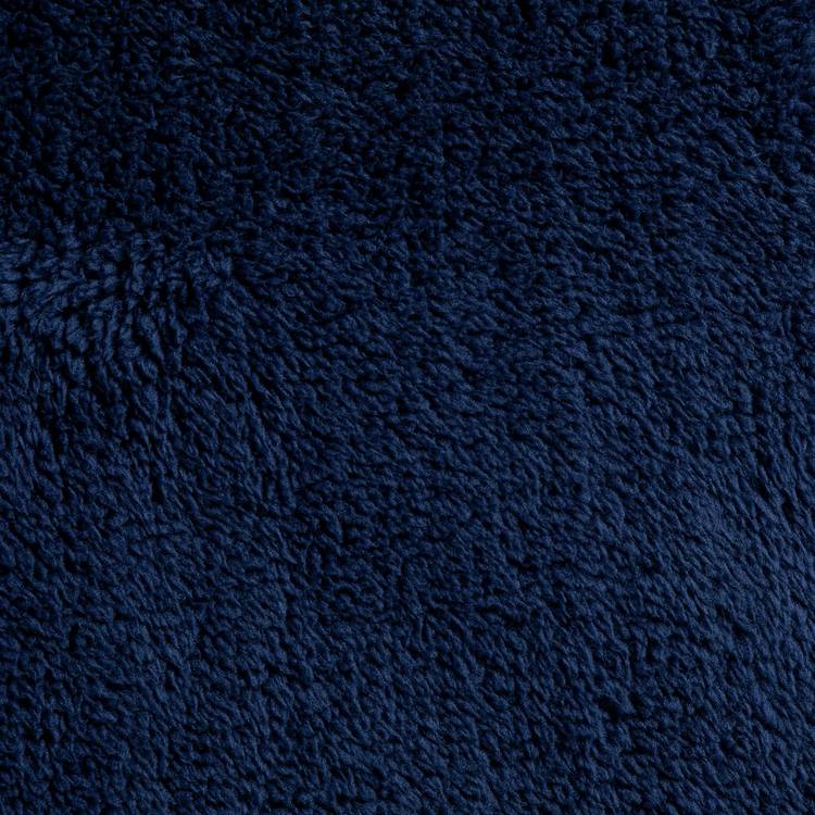 Argos Home Fleece Plain Navy Blue Bedding Set - Superking 0