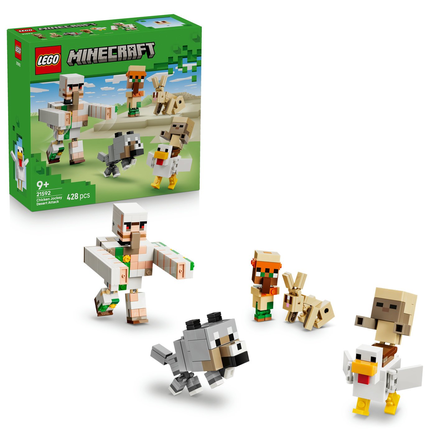 LEGO Minecraft Chicken Jockey Desert Attack Toy 21592