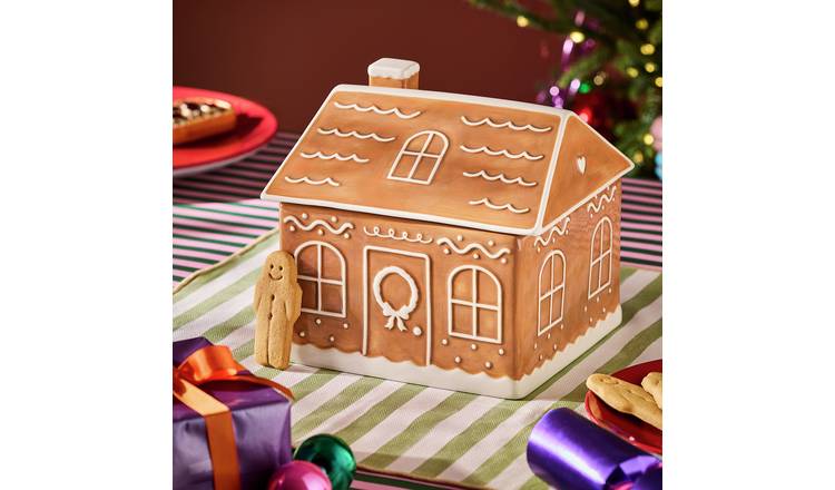 Argos Home Gingerbread House Treat Jar