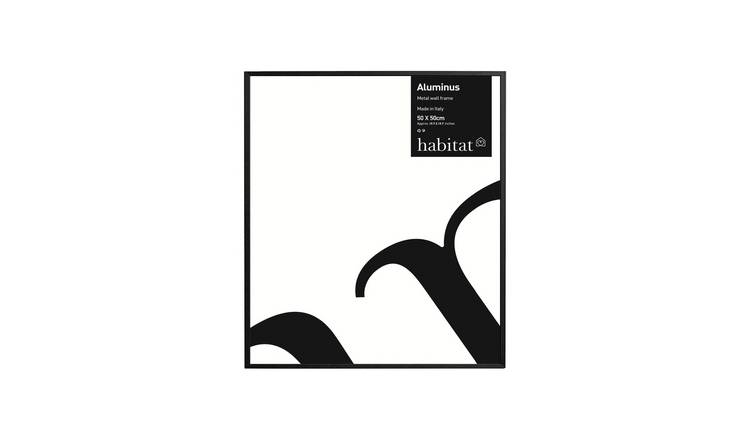 Habitat Aluminus Black Metal Picture Frame - 20x20"