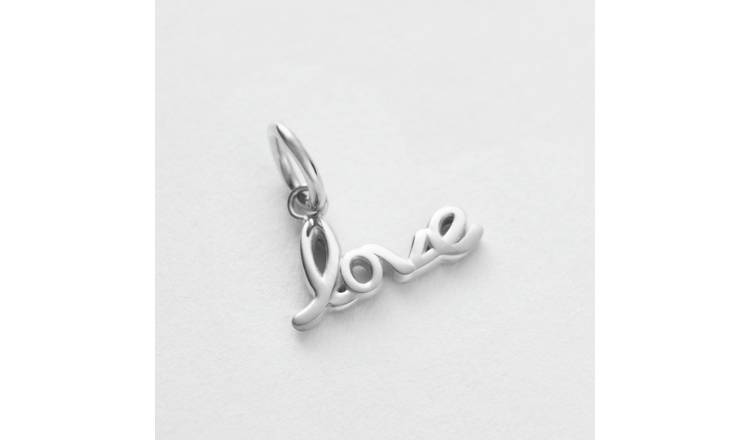 Revere 925 Sterling Silver Love Charm