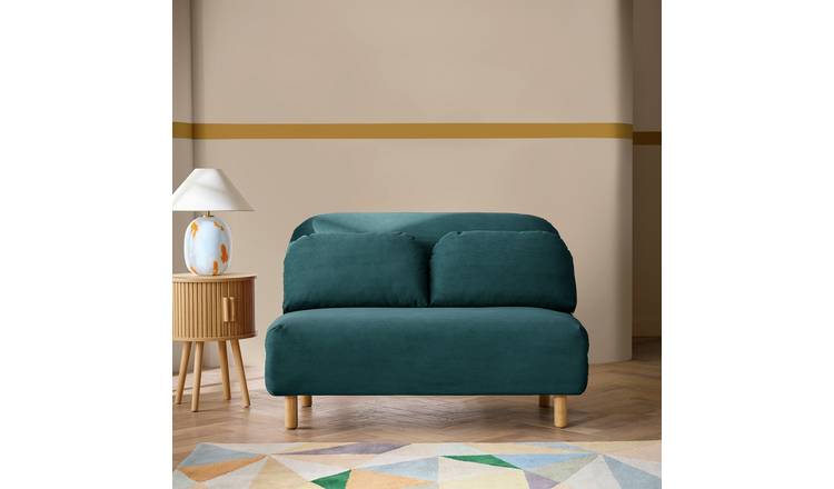 Habitat Benji Fabric 2 Seater Sofa Bed - Blue
