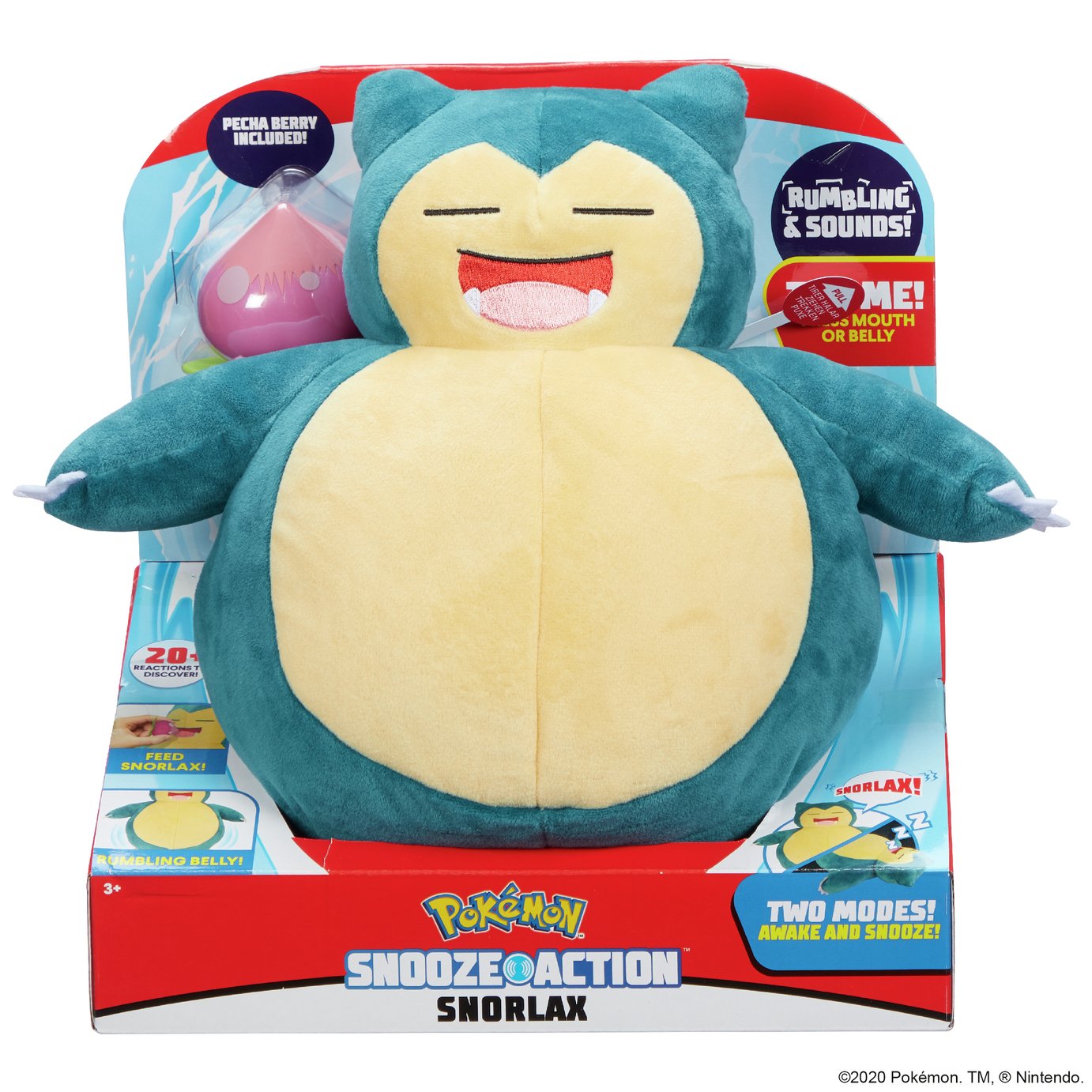 Pokemon Snooze Action Snorlax Figure Review