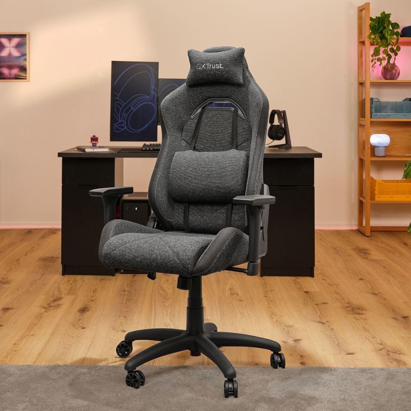 Trust GXT 723 Universal gaming chair Padded seat Grey