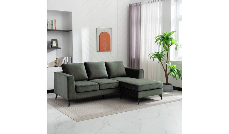 Sofa Source Mora Reversible Corner Chaise Sofa - Green