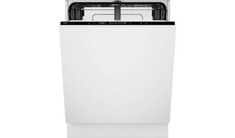 AEG GI6200B1SN Full Size Integrated Dishwasher With Cutlery Basket