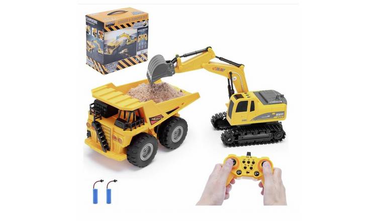 CMJ Digger and Dumper Truck Set