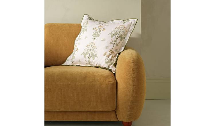 Habitat x Morris & Co. Sweet Meadow Cushion Cream - 50x50cm