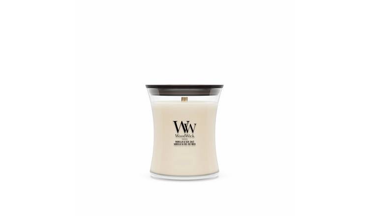 WoodWick Medium Hourglass Jar Candle - Vanilla & Sea Salt