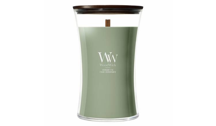 WoodWick Large Hourglass Jar Candle - Verdant Fig