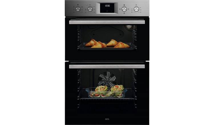 AEG OU5NP20M Built In Double Electric Oven - Stainless Steel