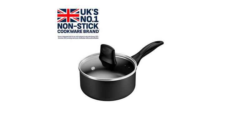 Tefal Extra Non-Induction 20cm Aluminium Sauce Pan with Lid
