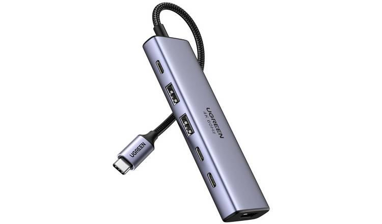 UGREEN 6-In-1 USB-C Hub with 4K HDMI, USB-A & USB-C Port
