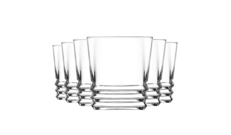 LAV Elegan Whisky Glasses - 315ml - Clear - Pack of 12