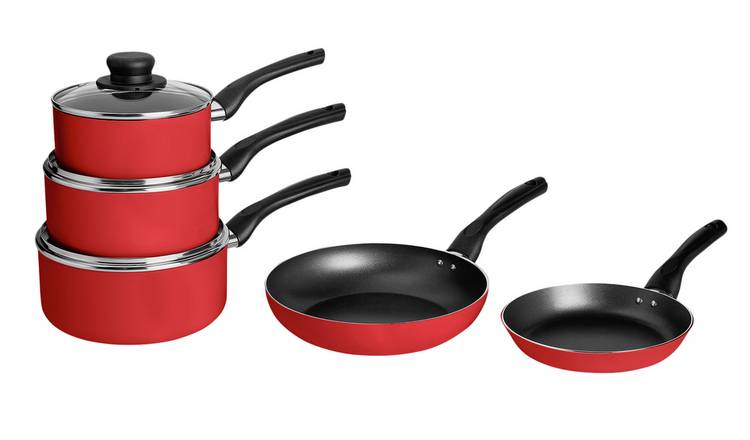 Red Pan Set