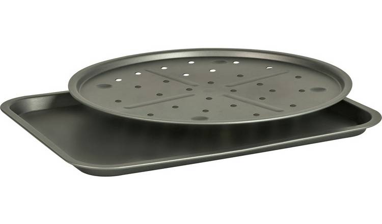 Oven chip outlet tray