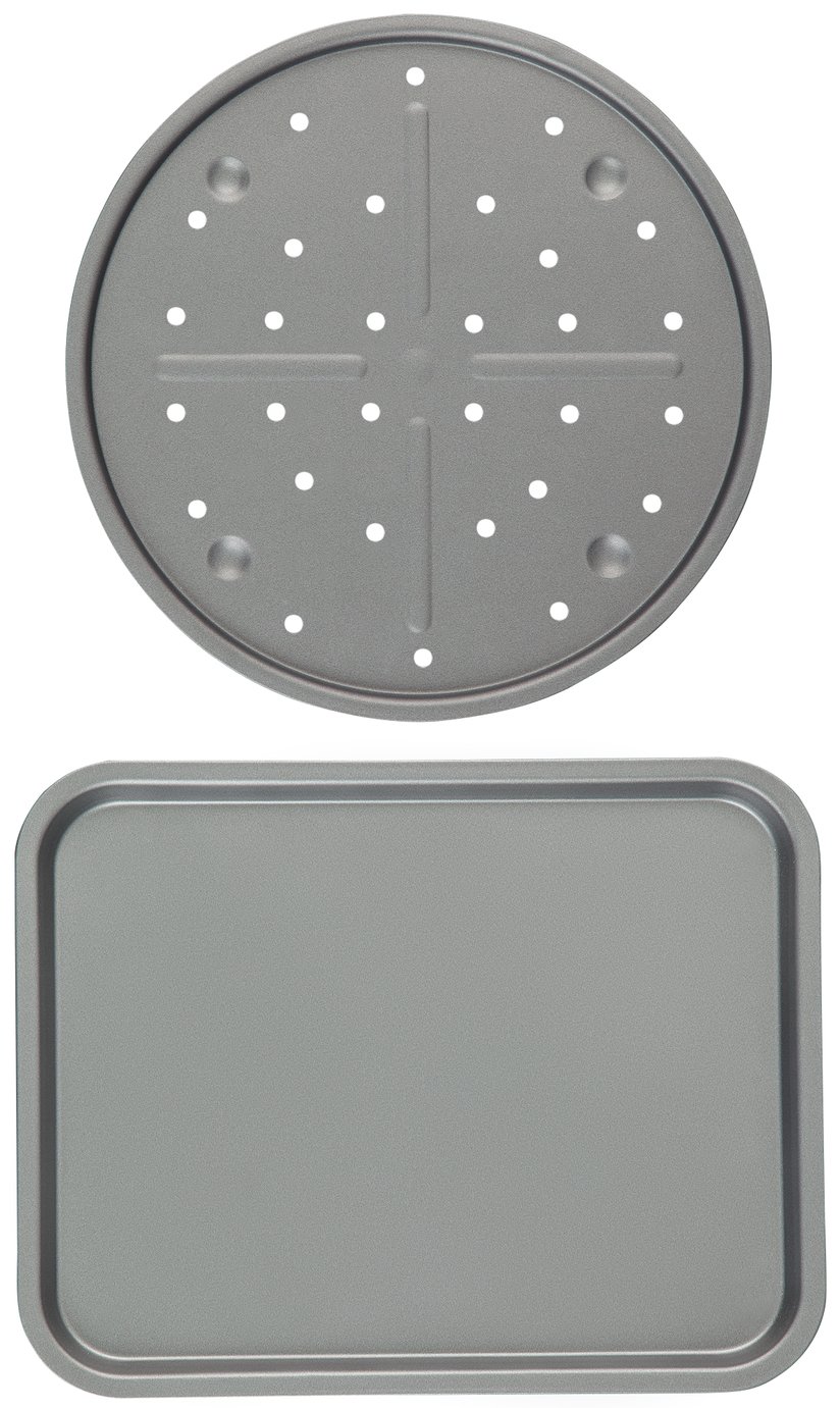 Argos Home 2 Piece NonStick Pizza Pan and Oven Chip Tray Set Reviews