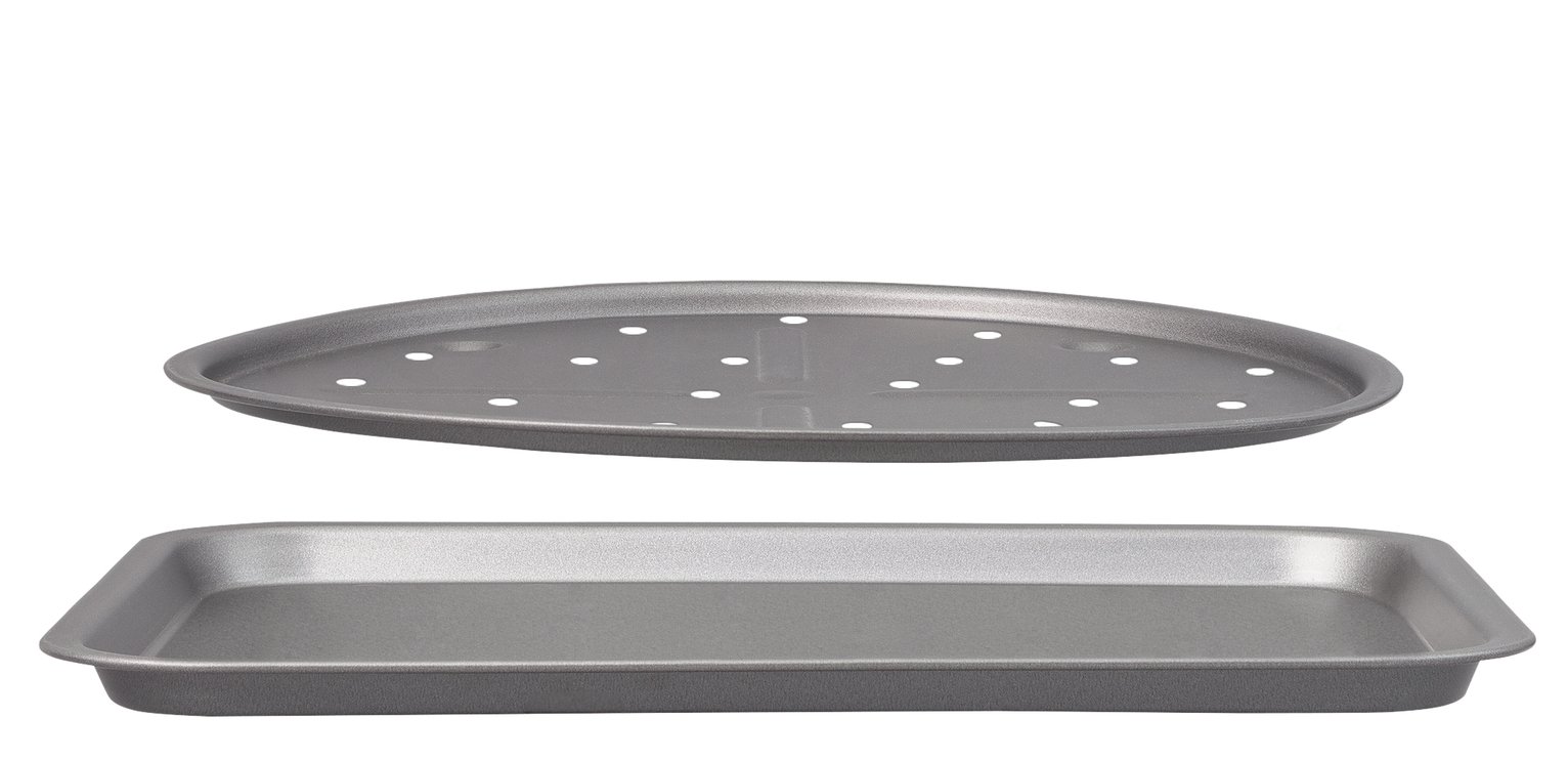 Argos Home 2 Piece NonStick Pizza Pan and Oven Chip Tray Set Reviews