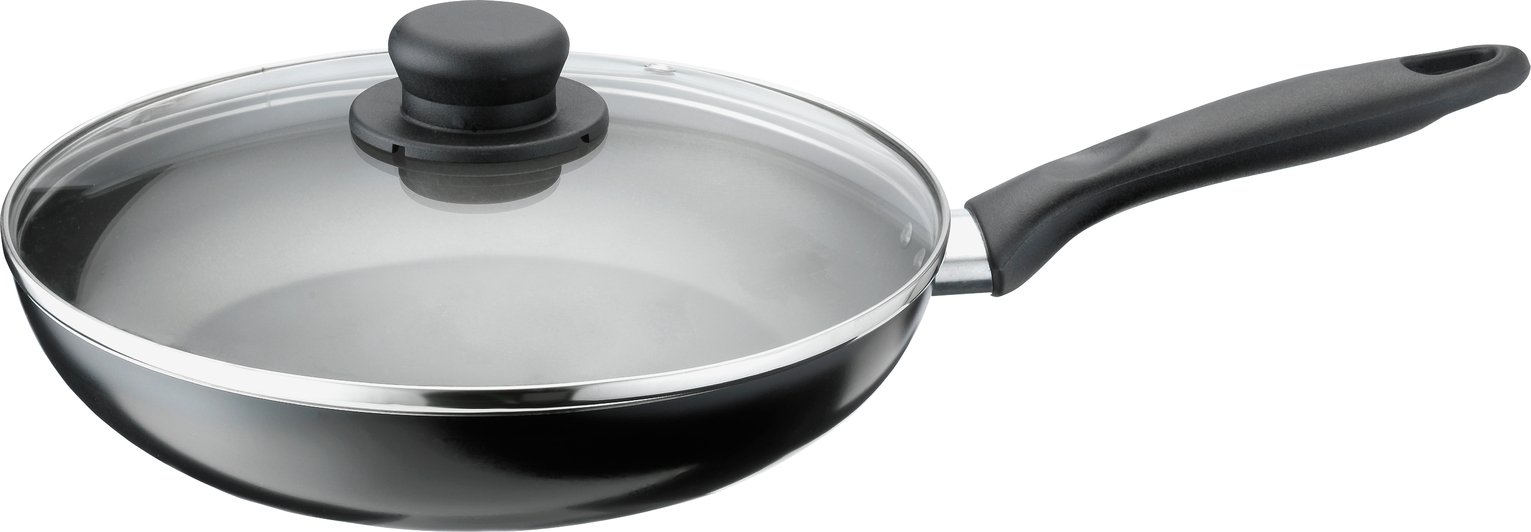 Argos Home 26cm Non Stick Aluminium Saute Pan with Lid