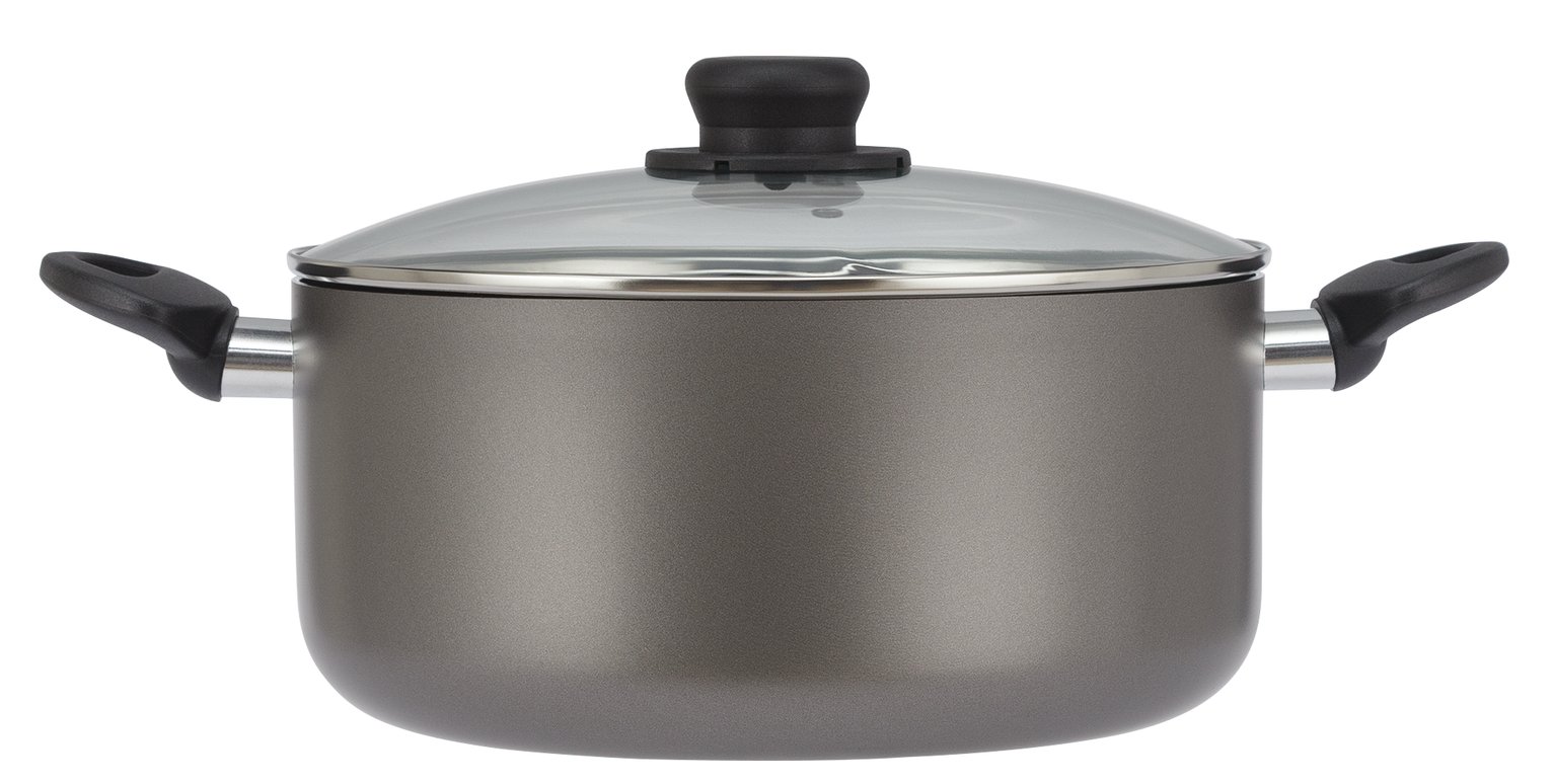 Argos Home 26cm Non Stick Aluminium Stock Pot