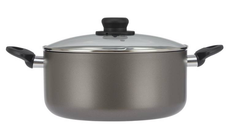 Argos Home 26cm Non Stick Aluminium Stock Pot