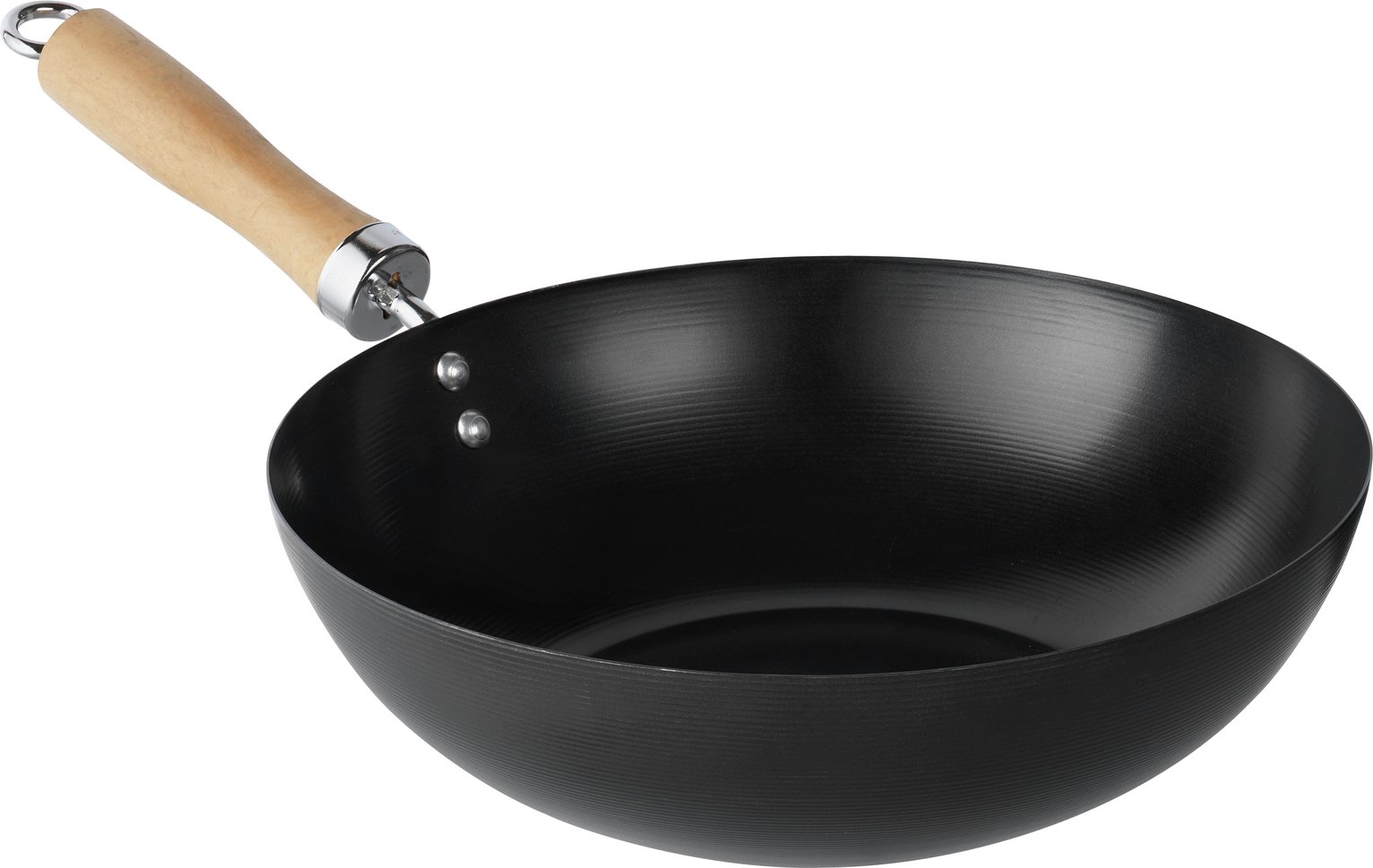 Argos Home 27cm Non-Stick Carbon Steel Wok