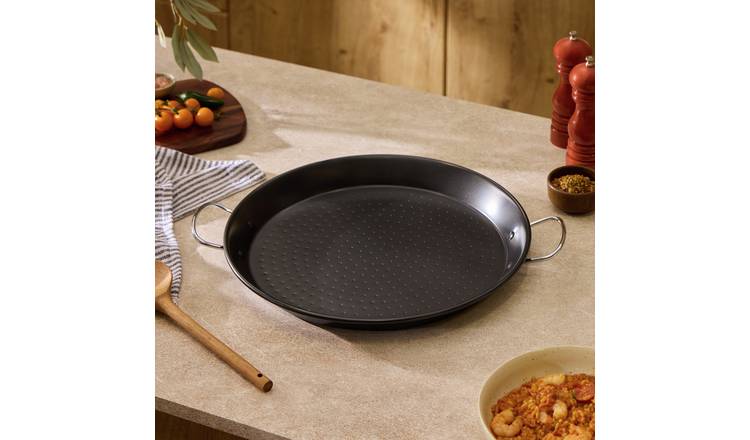 Argos Home 40cm Non Stick Carbon Steel Paella Pan