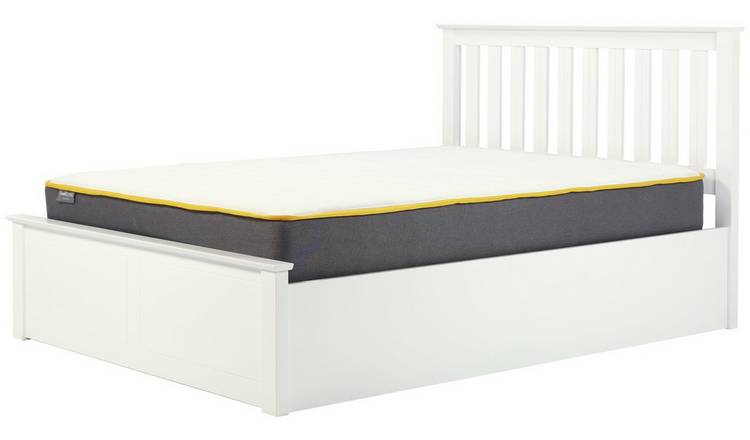 Birlea Phoenix Double End Lift Ottoman Bed  - White