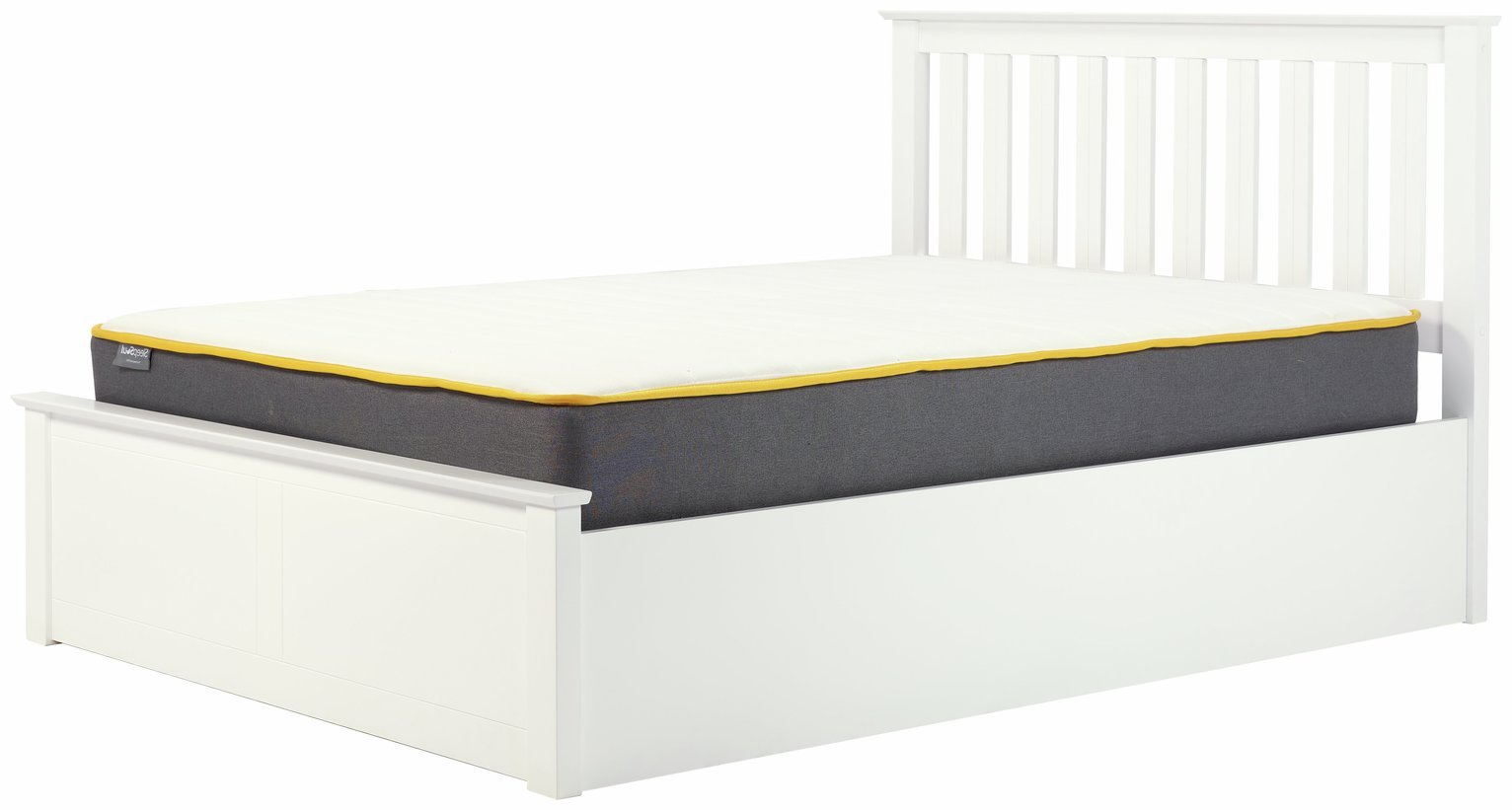 Birlea Phoenix White Double Ottoman Bed Frame at Argos Reviews