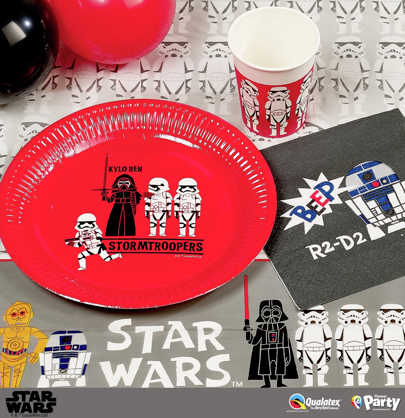 Disney Star Wars Premium Party Pack for 16 Guests