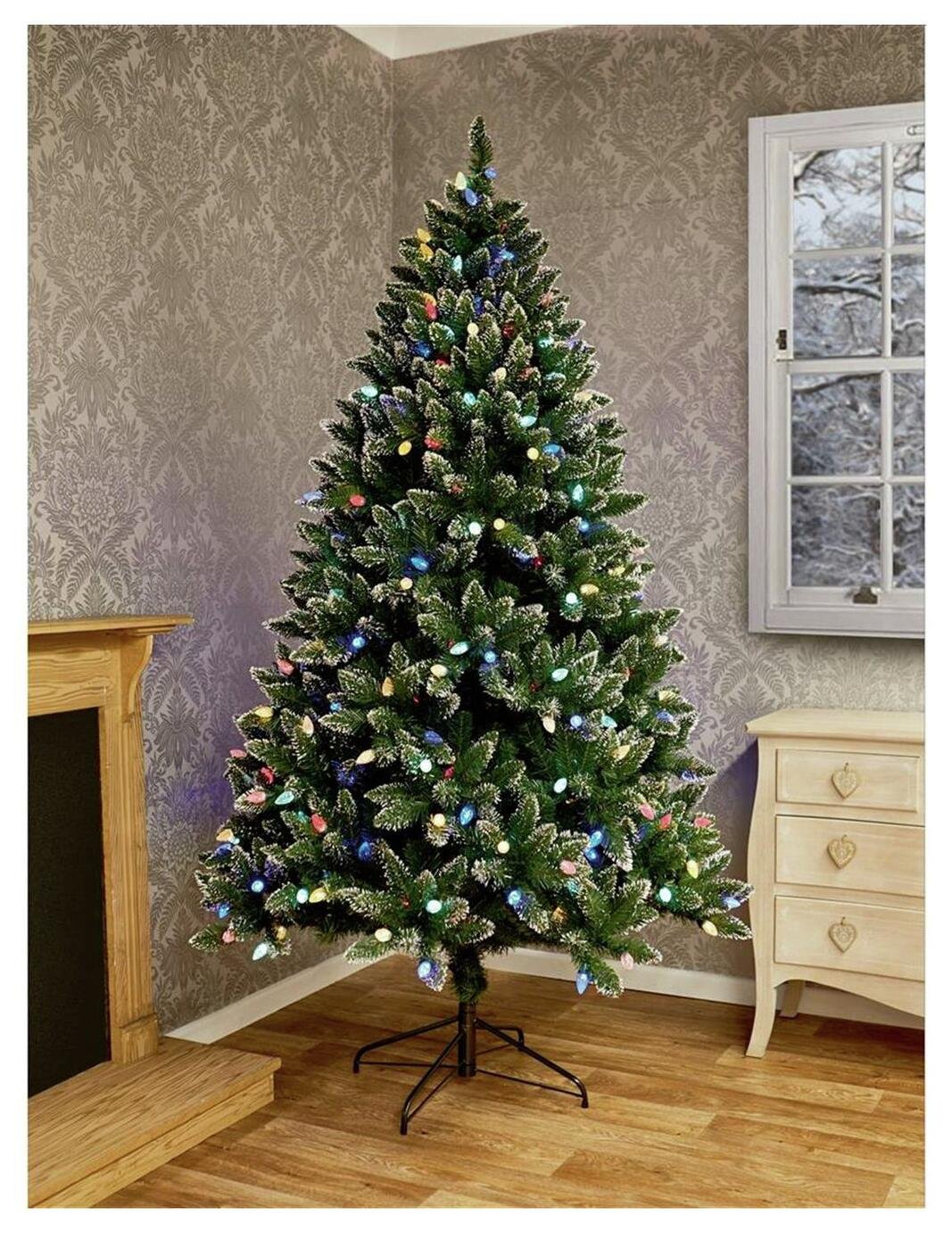 Premier Decorations 7ft Rockingham Christmas Tree - Green